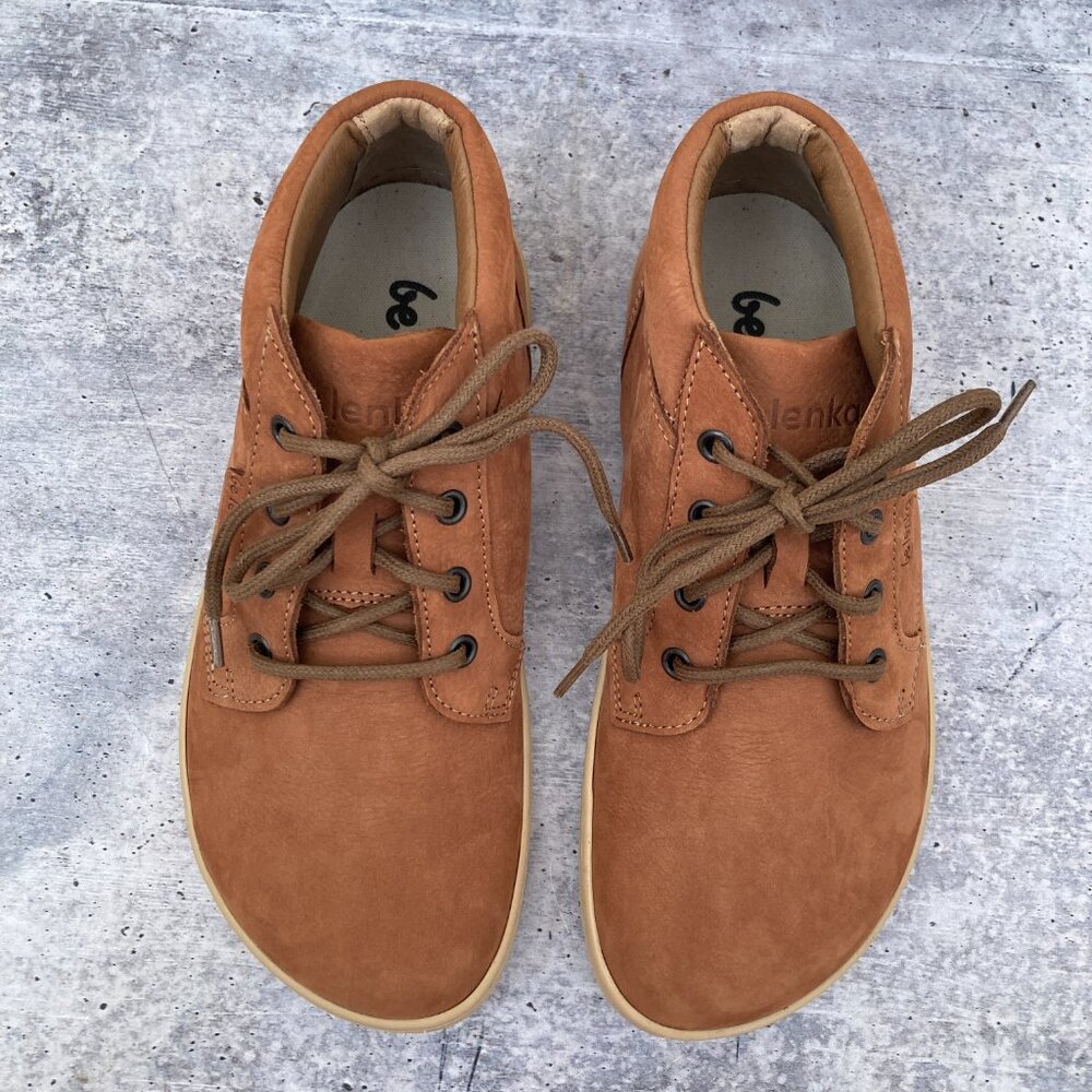 Be Lenka Synergy Barefoot Shoes EU 38 Cognac Beige NWT - Picture 3 of 9